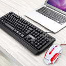 ALLOYSEED K1015 USB Gaming Mouse with Cable, Fast Transfer, 7 Buttons (Red)