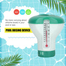Floating Chlorine Dispenser with Thermometer Swimming Pool Floating Chemical