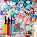 DIY Plastic Portable Hand Push Inflator Balloon Air Pump Inflatable Toys Newly