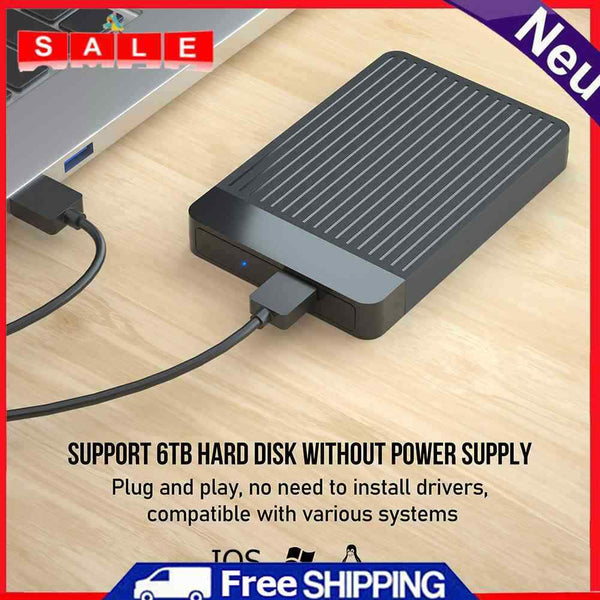 External HDD Enclosure Hard Disk Drive Case for SSD Disk HDD Box Type C 3.0 Case
