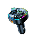 Bluetooth 5.0 Car Wireless FM Transmitter Adapter 2USB PD Charger AUX Hands-Free