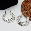 Fashion Hollow Out Hoop Earrings For Women Wedding Jewelry Party C1J7