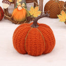 #A Vivid Artificial Pumpkin Artworks Cute DIY Knitted Pumpkin Festive Atmosphe