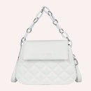 Casual Lattice Leather Shoulder Bags Women Fashion Chain Handbags Messenger Bag