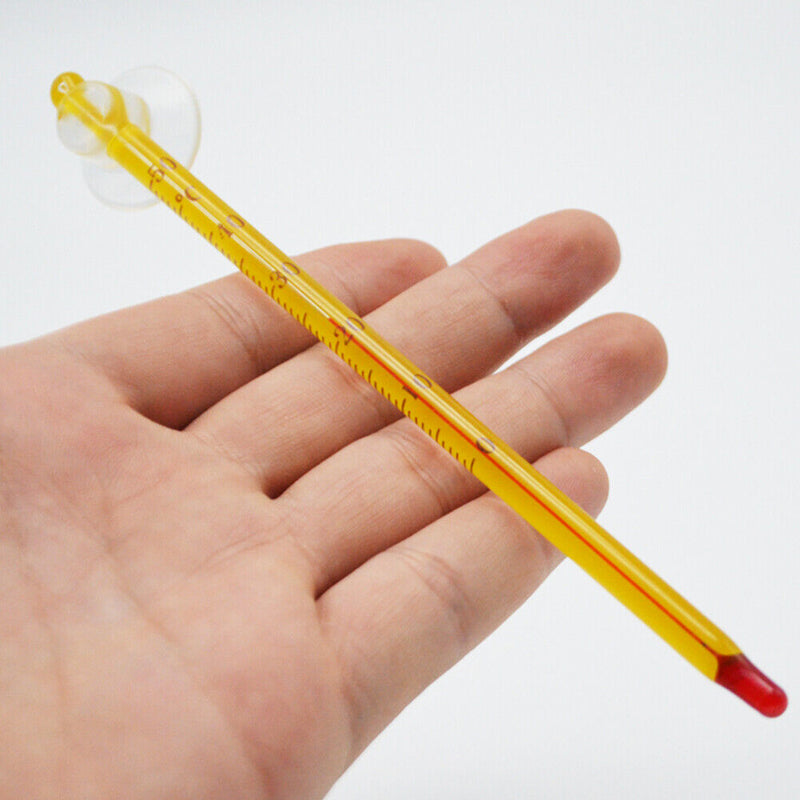 Aquarium Thermometer Suction Cup Fish Tank Glass Water Thermometer Accessories