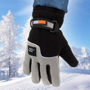 Men Winter Warm Fleece Thermal Motorcycle Ski Snow Snowboard Gloves Back