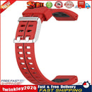 Silicone Watch Band for Polar V800 Replacement Wrist Strap (Red Black) Newly