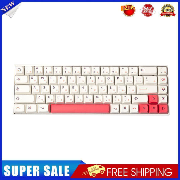 127pcs Mechanical Keyboard Keycap Set XDA Height for MX Switches (Pink)
