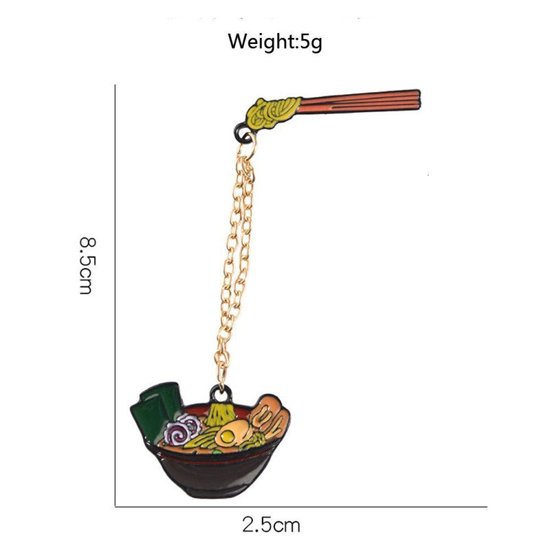 Enamel Clothes Alloy Lamb Pattern Eggs Ramen Brooch Pin For Women|Girls|Kids
