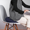 Inflatable Round Seat Cushion Massage Medical Hemorrhoid Pad (Dark Blue) Newly