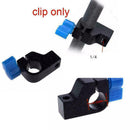 1x 15mm Rod Clamp Holder 1/4" Thread DSLR Camera Rig T5C2 Rail P3K4 G1B7 G9C9