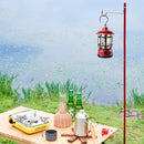 Outdoor Camping Light Retro USB Hanging Atmosphere Home Table Lamp (Red) Newly