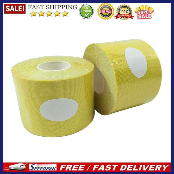 1 Roll 5mx2.5cm Tape Bandage Sports Fitness Roll Cotton Elastic Adhesive St