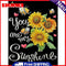 DIY Paint By Number Kit Sunflower Flower Acrylic Paint for Gift Art Ornaments