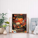 Full Drill Diamond Painting 5D DIY Pumpkin Rhinestone Picture Wall Decor Poster