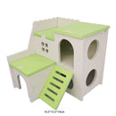 Hamster Nest Squirrel Cage Small Animal Sleeping Bed Play House (Green) Newly