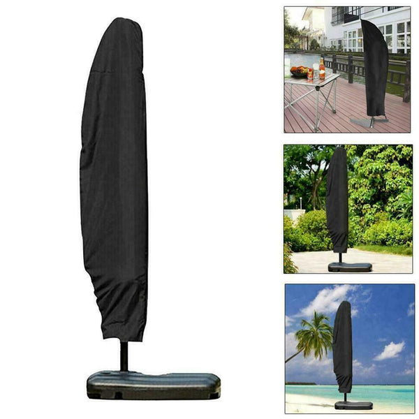 Waterproof Parasol Banana Umbrella Cover Cantilever Garden Patio Outdoor F9K1