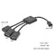 Digital Camera Flash Drive 3 In1 Converter Host Micro USB HUB OTG Cable Adapter