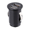 Mini Car Charger 2.4A Dual USB Charger Fast Charging Phone Adapter (Black) Newly