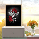 5D DIY Diamond Painting Kits Abstract Cross Full Round Drill Wall (VY008)