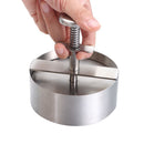 BBQ Grill Non-Stick Burger Press Patty Maker Round Shape Hamburger Press