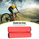 2pcs Bicycle Soft Foam Silicone Sponge Anti-slip Handle Bar Grips (Red) Newly