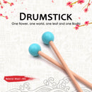 1 Pair Tongue Drum Mallet Marimba Percussion Instrument Drumstick (Blue) Newly