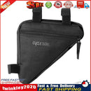 MTB Bike Front Tube Bag Waterproof Road Bicycle Phone Frame Pouch (Black) Newly