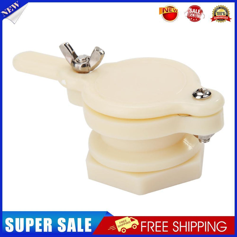 Nylon Bee Extractor Honey Tap Gate Valve Gardening Beekeeping Equip (White)