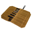 #A Roll Case Wear-resistant Waxed Canvas Cutlery Holders Home Kitchen Cooking To