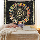Mandala Tarot Card Tapestry Wall Hanging Rugs Bedroom Living Room Wall Blanket