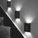 LED Solar Wall Light Waterproof Outdoor Garden Porch Sconce Lamp (Warm)