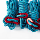 4pcs 4mm Tent Wind Rope Cord Tensioner Outdoor Camping Reflective Lanyard Rope