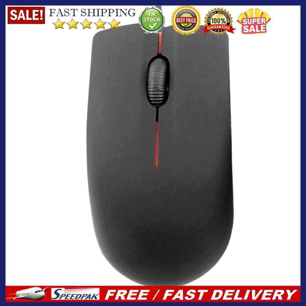 3 Buttons USB Wired Optical Mouse Desktop Laptop Classic Ergonomics Office Mice