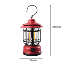 #A Retro LED Hanging Camping Lights Hiking Tent Lanterns Atmosphere Decoration L