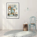 5D DIY Diamond Painting Window Ornament Full Round Drill Home Decor Art Pictu