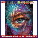 Home DIY Hand Painted Paint By Numbers Oil Canvas Pictures Starry Sky Eyes