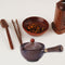 Portable Chinese Gongfu Kung Fu Tea Set Rotating Ceramic Teapot Teaware (C)