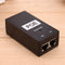 48V 0.5A 24W Desktop POE Power Injector Ethernet Adapter Surveillance CCTV