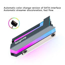 RGB M.2 SSD Heatsink Cooler NGFF 2280 NVMe Solid State Drive Cooler (3-Pin)