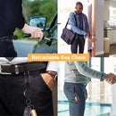 Retractable Keychain ID Card Badge Holder Doctor Nurse Clip Badge Reel Clip