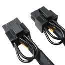PC Graphics Card 6Pin PCI-E to 2x8Pin(6+2) GPU Power Cable for BTC Mining Cord