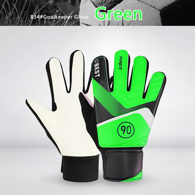 1 Pair Kids Soccer Goalkeeper Gloves Latex Football Hand Gloves (Size 7) Newly