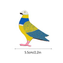 Peace dove in the colors of the Ukrainian flag as a For peace gift N1B6