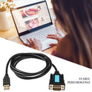 USB to RS232 COM Serial Port Cable Laptop 9 Pin Adapter for Win 10/8/7/XP