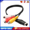 4 Pin S-Video to 3 RCA Female Adapter Cable for Laptop Computer