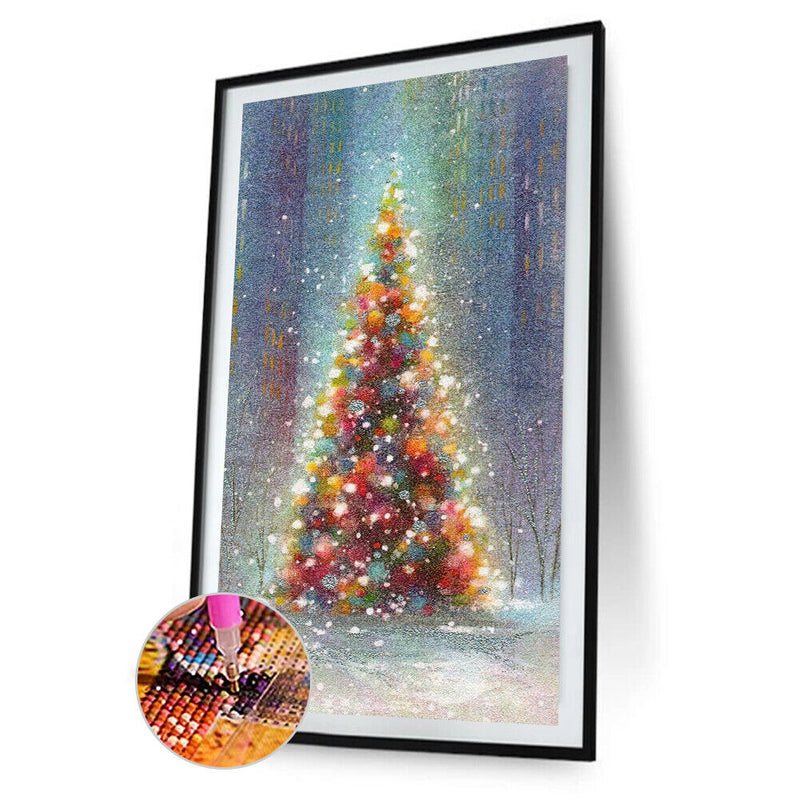5D Diamond DIY Christmas tree Full Round Drill Rhinestone Kit