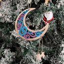 Wooden Kareem Eid Hanging Pendant DIY Craft Home Decorations Mubarak Ornament