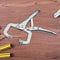 Carbon Steel Woodworking Welding C-Shaped Clamps Flat Locking Grip Pliers Newly