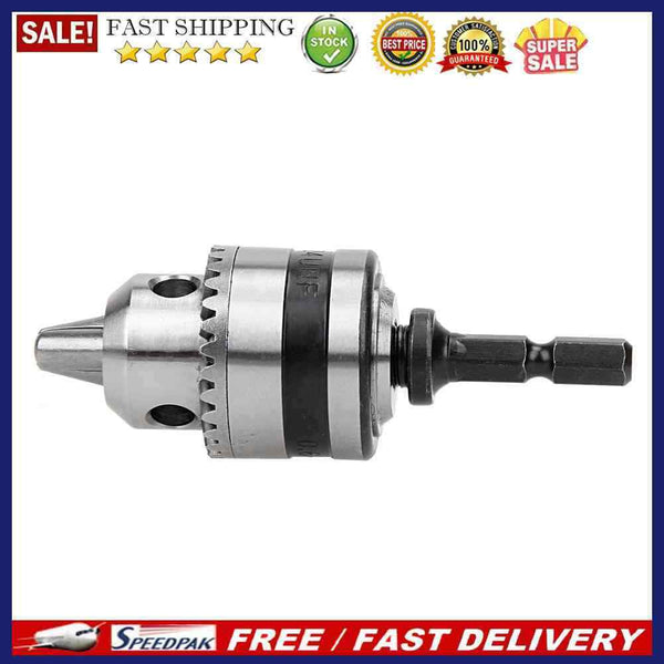 Electric Drill Chuck 0.6-6mm Thread 3/8-24UNF 1/4"Hex Shank Power Tools